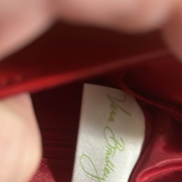 NWOTs Vera Bradley x Disney Parks Red Mickey Mouse Laser Cut Faux Leather Bag - Picture 10 of 15